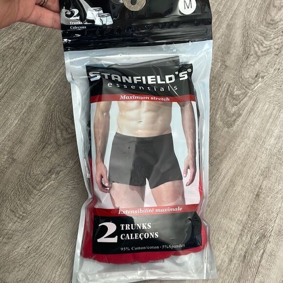 Stanfield's Men's Cotton Boxer Brief Underwear 2 Pack - Picture 1 of 4